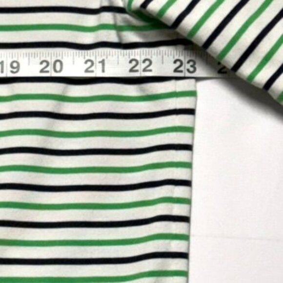 Polo Golf Ralph Lauren Mens L Performance Green & Navy Striped Polo Shirt - Picture 5 of 7